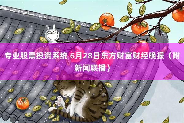 专业股票投资系统 6月28日东方财富财经晚报（附新闻联播）