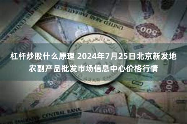 杠杆炒股什么原理 2024年7月25日北京新发地农副产品批发市场信息中心价格行情