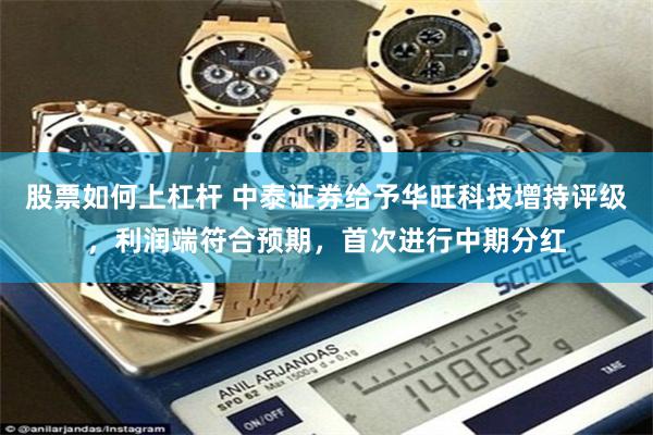 股票如何上杠杆 中泰证券给予华旺科技增持评级，利润端符合预期，首次进行中期分红