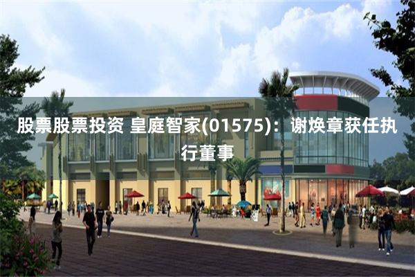 股票股票投资 皇庭智家(01575)：谢焕章获任执行董事