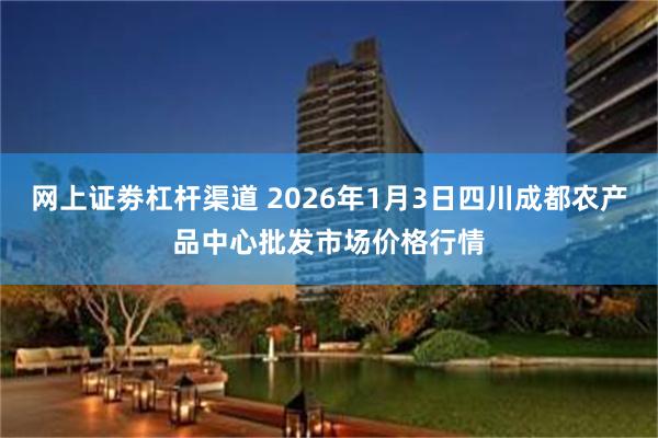 网上证劵杠杆渠道 2026年1月3日四川成都农产品中心批发市场价格行情